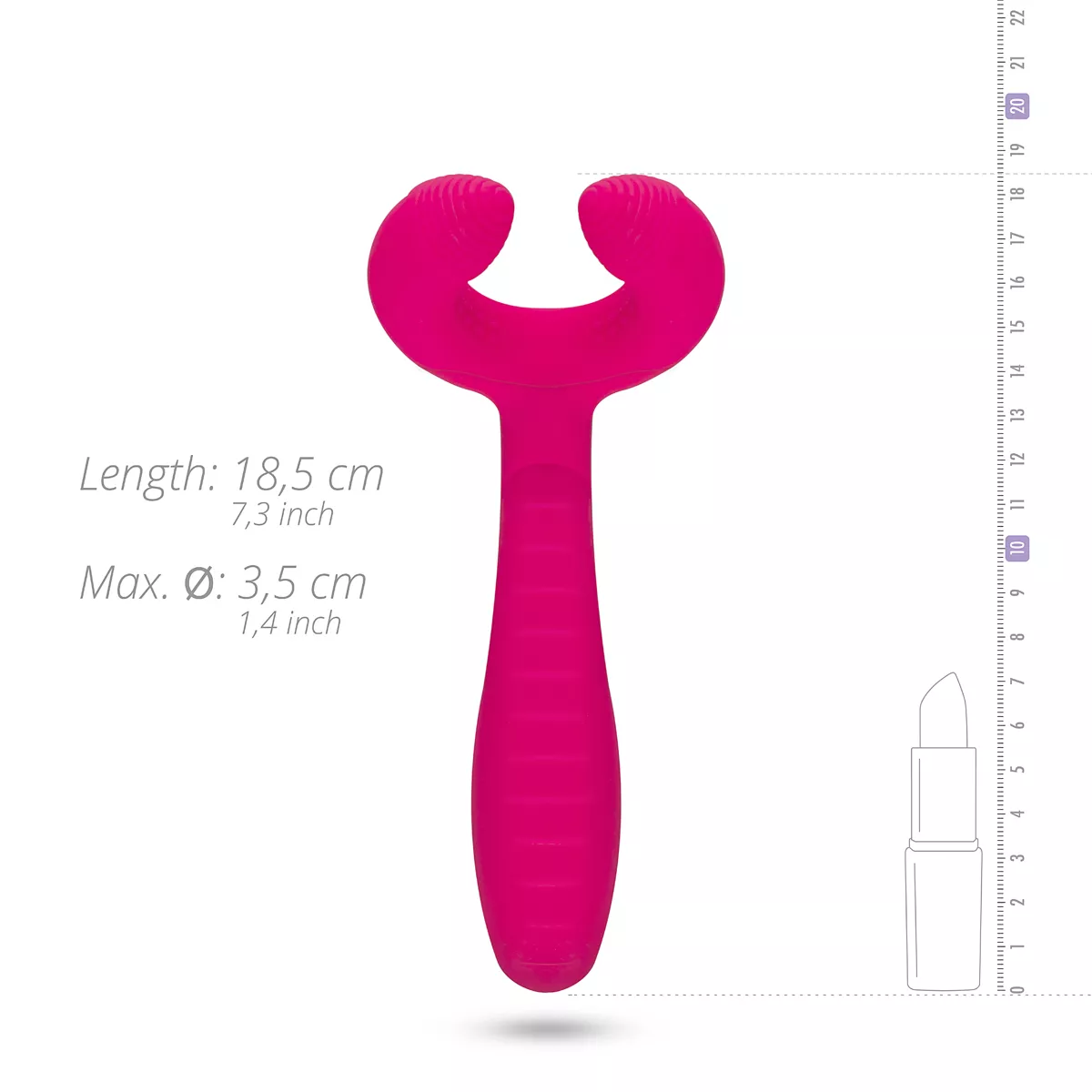 Teazers Pair Vibrator | Stimulateur Couple Rechargeable IPX7 – Image 23