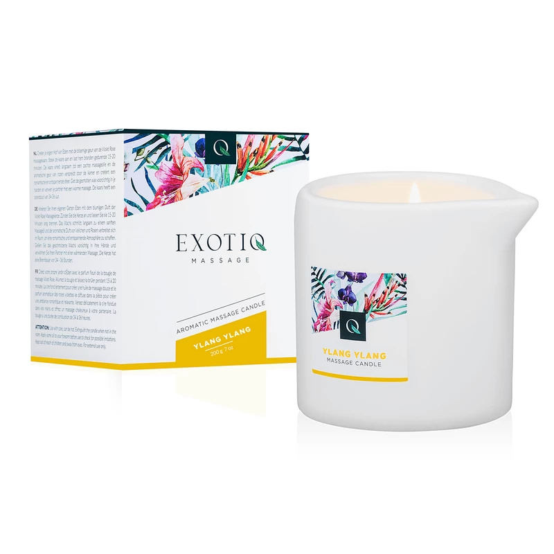 Bougie de Massage Exotiq Ylang Ylang 200 g | Bien-être & Relaxation