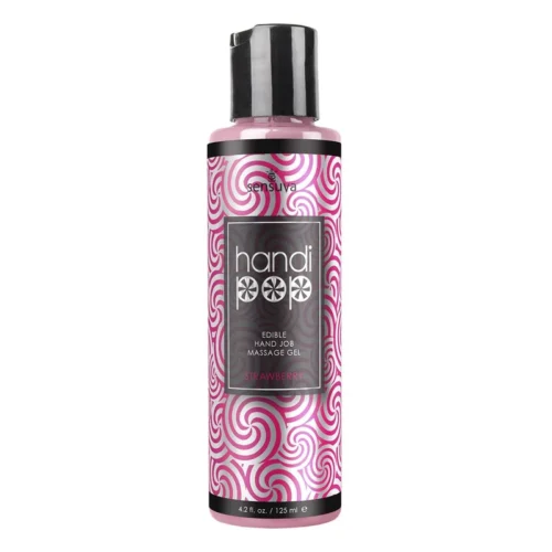 Handipop Fraise 125 ml | Gel de Massage Parfumé Sensuva