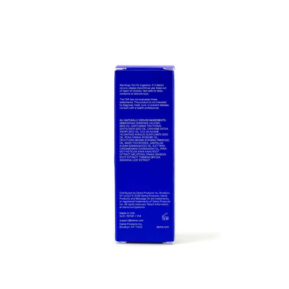 Huile de Massage Dame Products 60 ml | Bois de Santal – Image 3