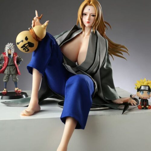 Tsunade™ – Figurine Silicone Style Anime 65 cm avec Tête BJD